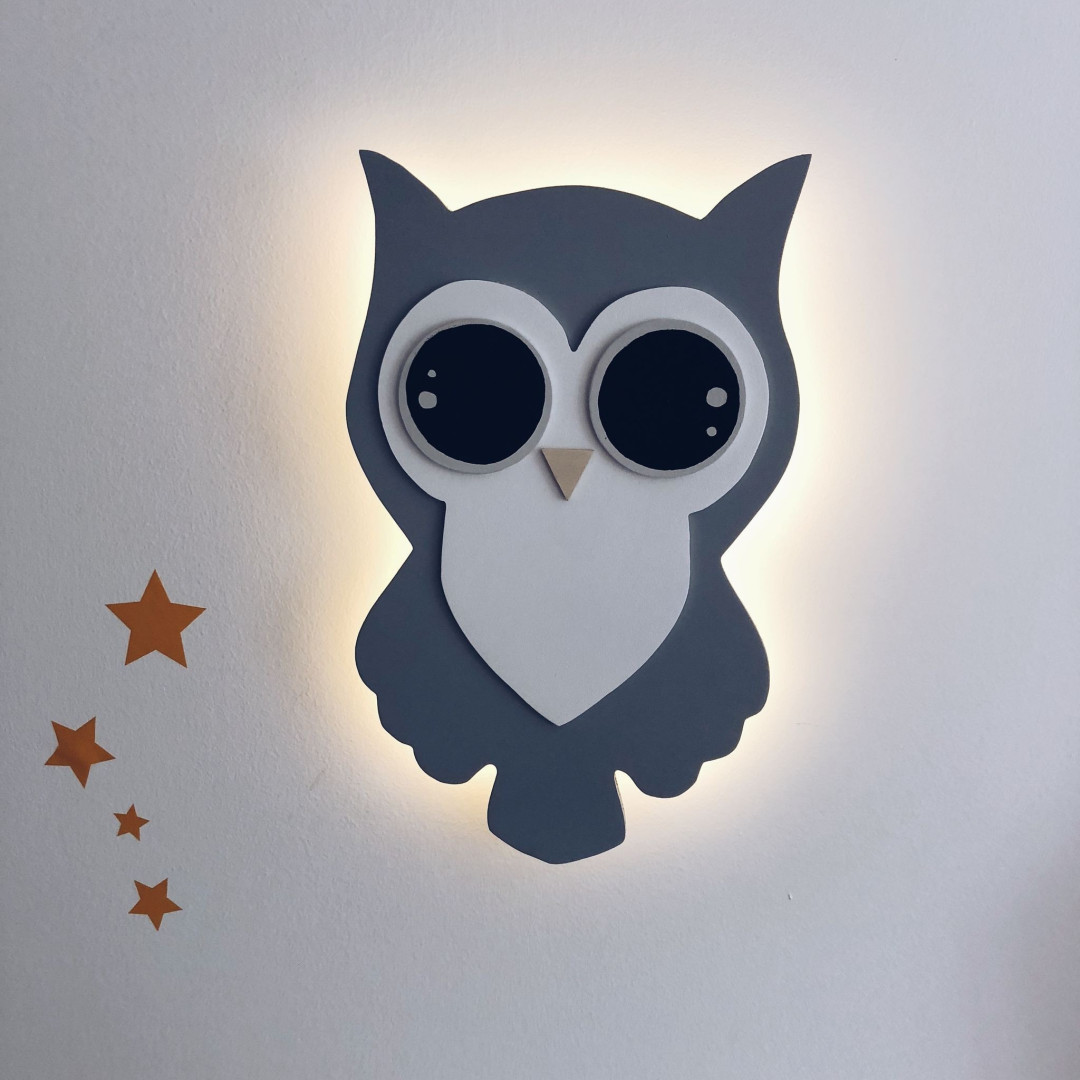 Lampka wisząca Sowa - Drewniakowa