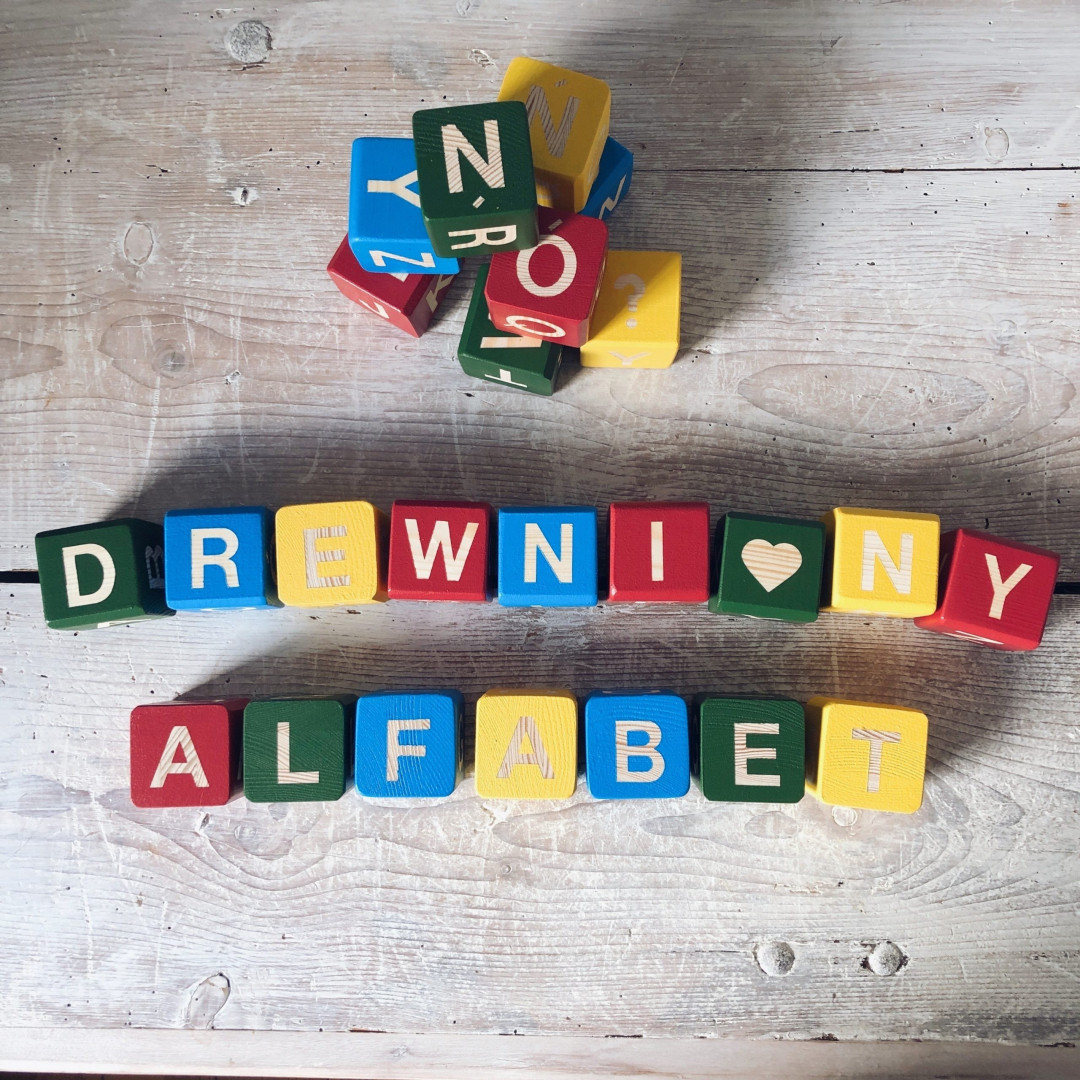 Drewniane klocki Alfabet - Drewniakowa