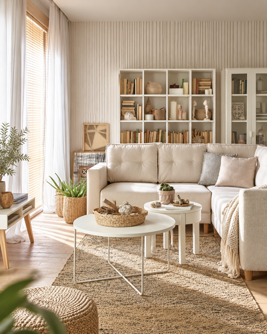 Jasny salon z meblami VOX – projekt wnętrza My Sweet Room