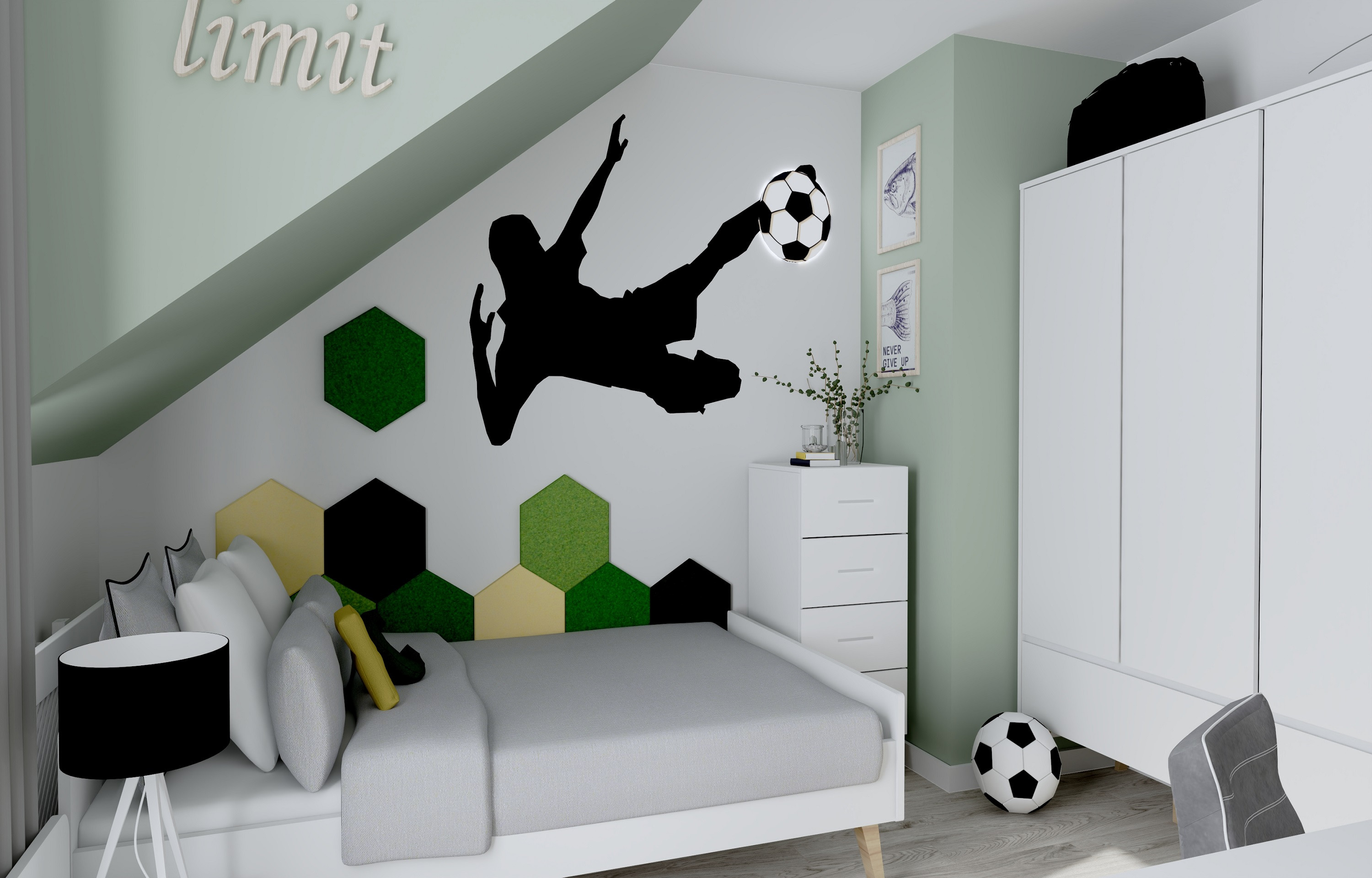 Piłkarski pokój Kacpra