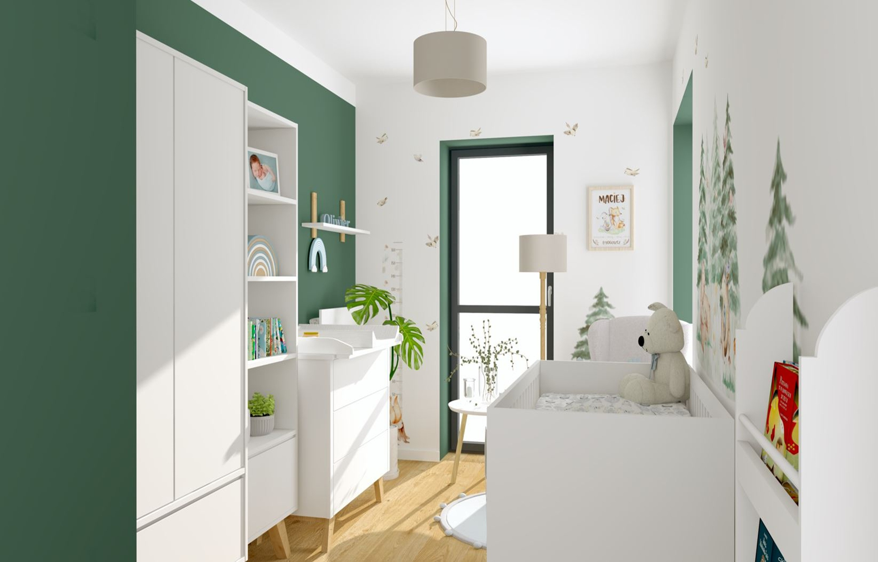 Leśny pokój dla Oliwiera