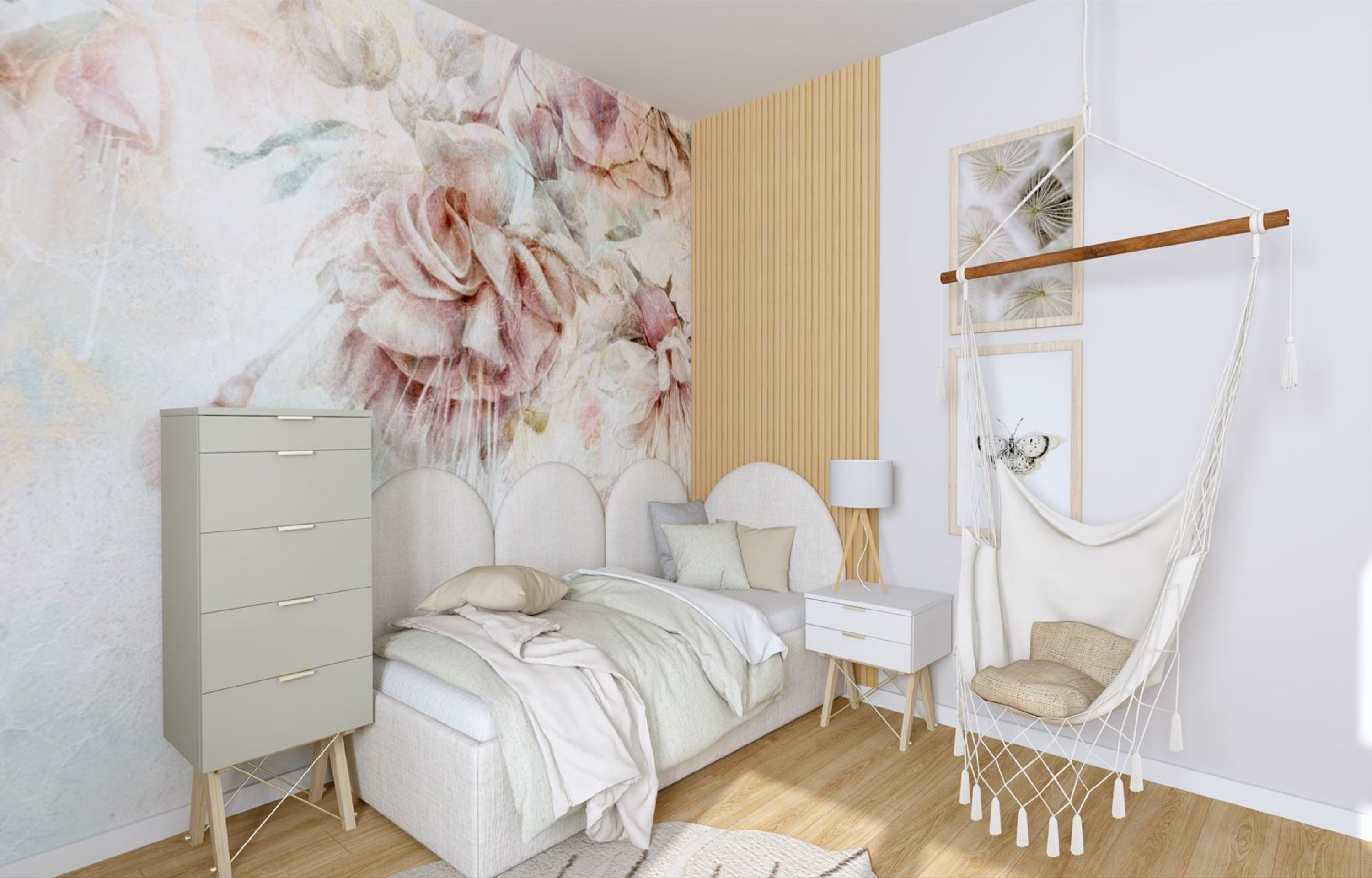 Beżowy pokój dla Zosi