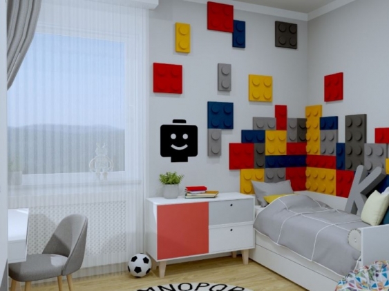 Pokój z motywem LEGO - Kacper